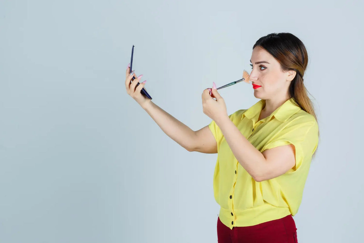 Which products to use with flat, concealer, and foundation brushes — Alix Avien blog image