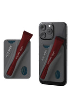 Alix Avien Silky Care Lipgloss Silicon Case attached to a phone, holding Silky Care Lip Gloss