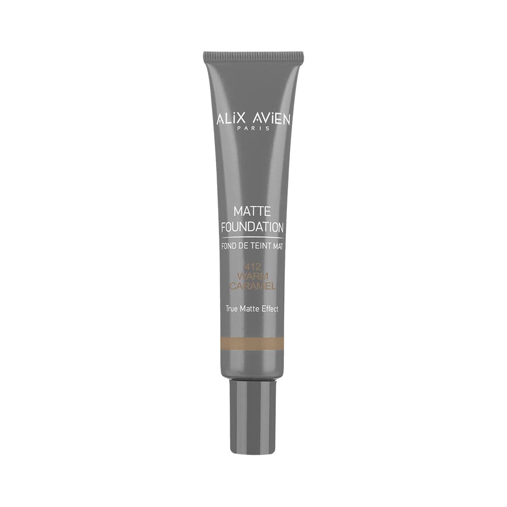 Matte Foundation - 412 Warm Caramel
