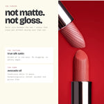 Alix Avien Satin Touch Lipstick – not matte, not gloss: the satin finish and texture
