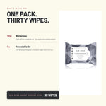 What's in the box – Alix Avien makeup remover wipes, 30 count