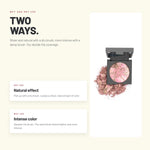 Alix Avien Baked Blush – marbled baked pan with crushed powder