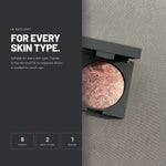 Alix Avien Baked Blush open compact with marbled pan