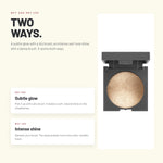 Alix Avien Baked Highlighter – open compact showing the baked powder