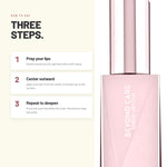 How to apply Alix Avien Beyond Care Sheer Lipstick in three steps