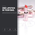 Alix Avien Beyond Care Sheer Lipstick with its rose metal cases