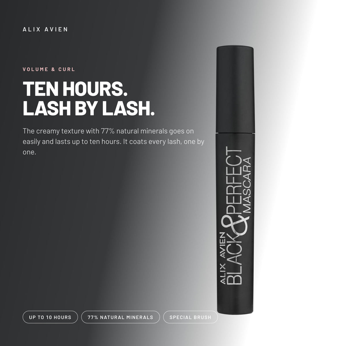 Alix Avien Black & Perfect Mascara tube
