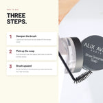 How to use Alix Avien Brow Groomer Soap in three steps