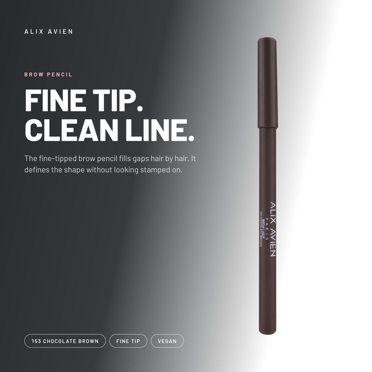 Alix Avien Brow Liner in 153 Chocolate Brown
