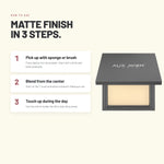 How to apply Alix Avien Compact Powder in three steps