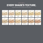 Alix Avien Compact Powder swatches – all twelve shades