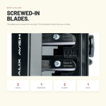 Alix Avien Dual Cosmetic Sharpener – screwed-in blades