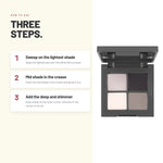 How to use the Alix Avien quad eyeshadow palette in three steps