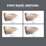 Alix Avien Eyebrow Mascara swatches – all four shades