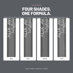 Alix Avien Eyeliner Pencil in four shades: Black, Brown, Dark Blue and Green