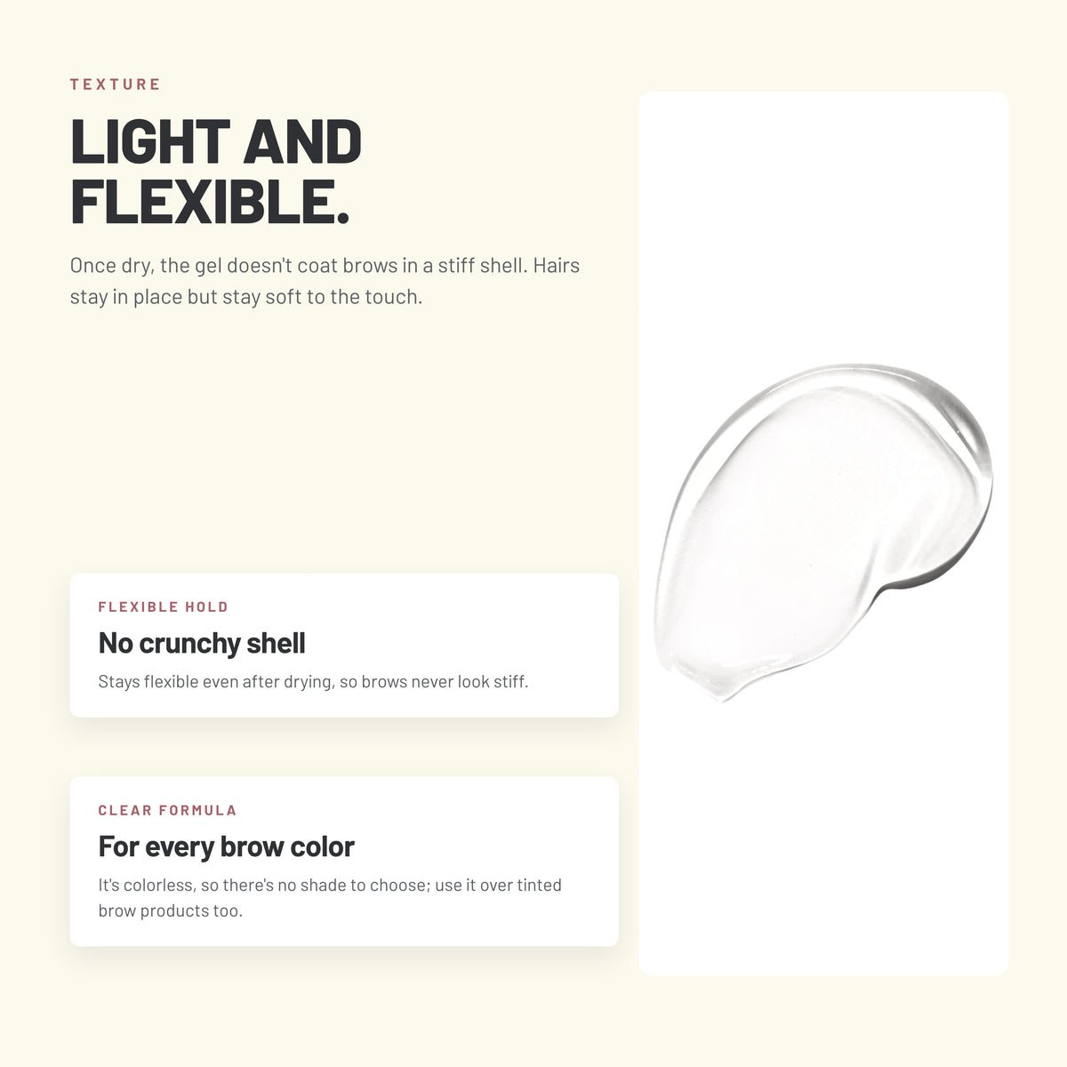 Alix Avien Fix & Care Brow Setter – clear gel texture