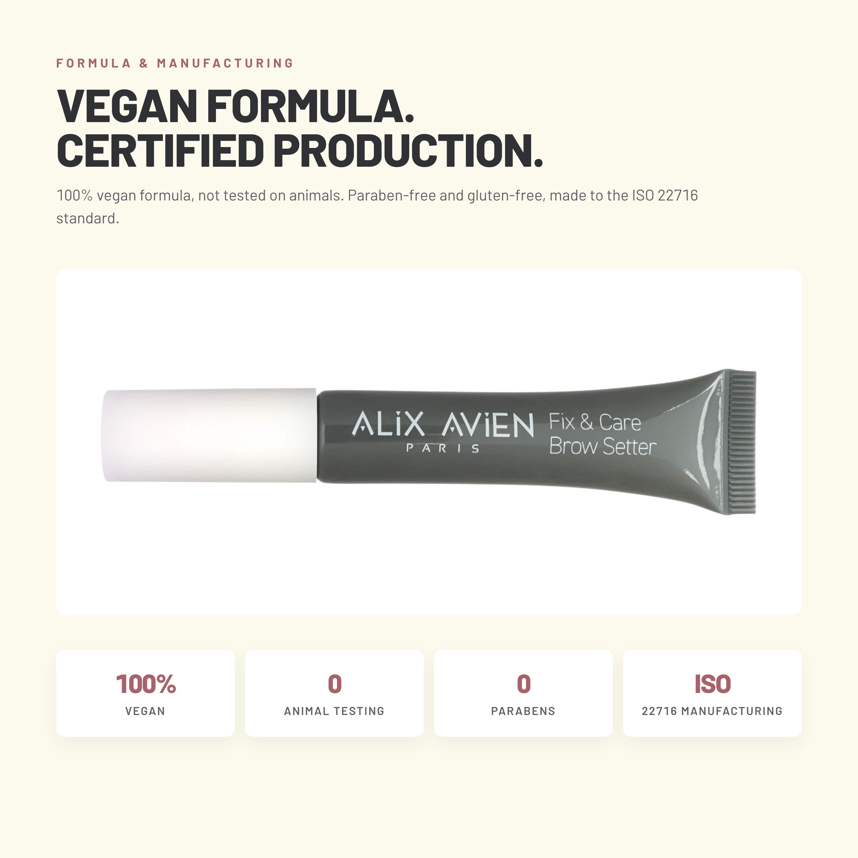 Fix & Care Brow Setter - Transparent and Strengthening Brow Gel
