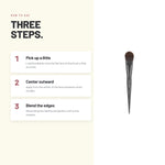 How to use the Alix Avien Flat Foundation Brush in three steps