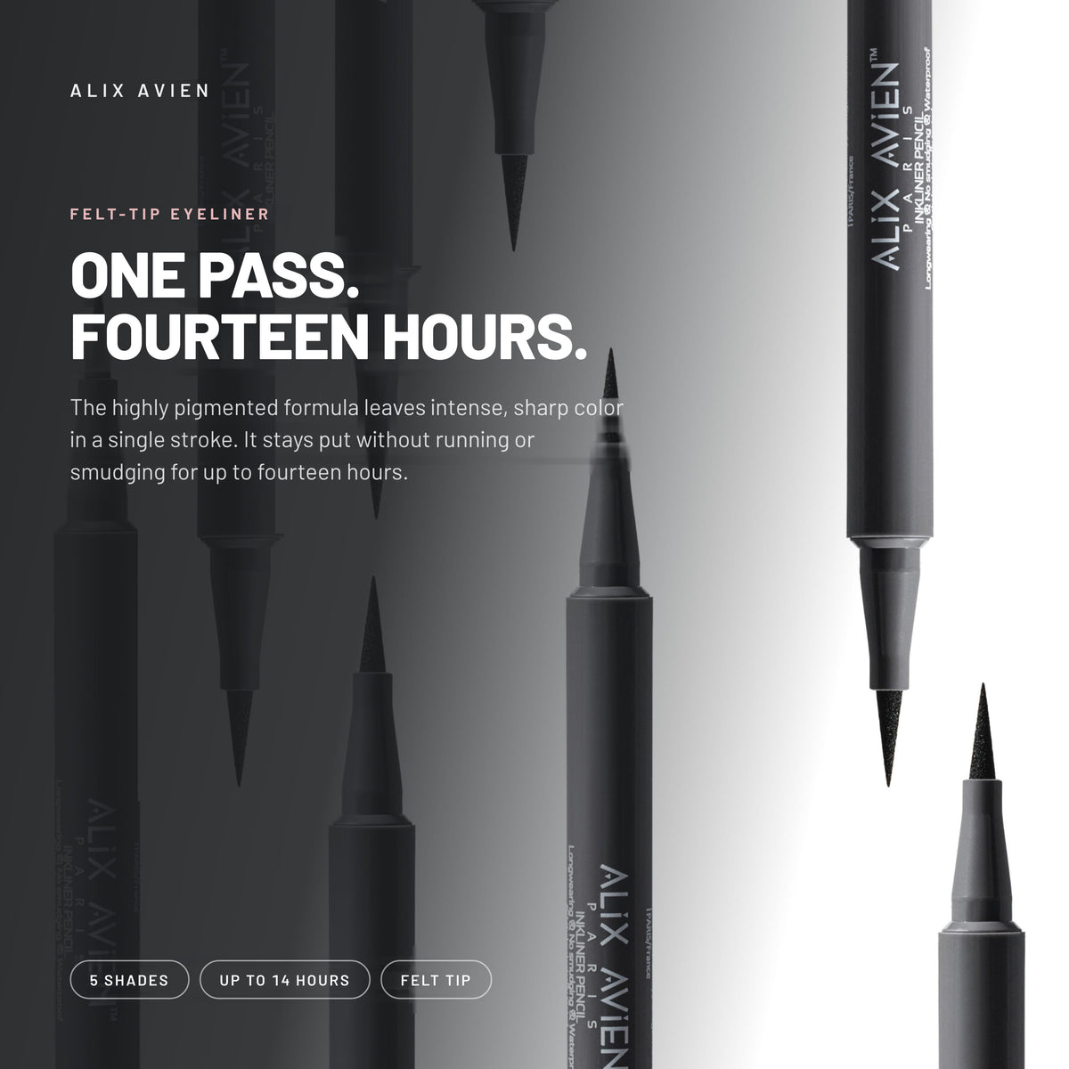 Alix Avien Inkliner felt-tip eyeliner pens