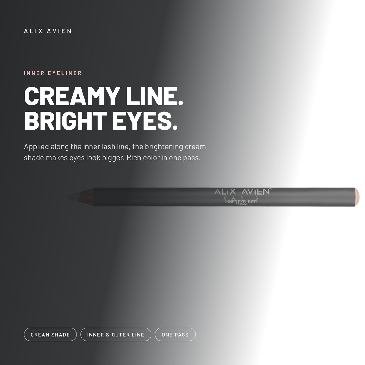 Alix Avien Inner Eyeliner pencil in cream