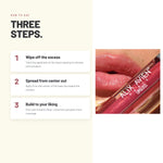 How to apply Alix Avien Lip Gloss in three steps