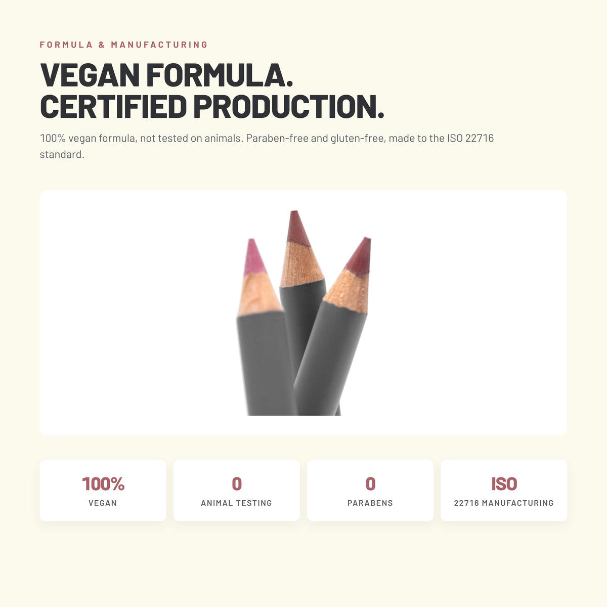 Alix Avien Lipliner Pencil – vegan, paraben-free, ISO 22716