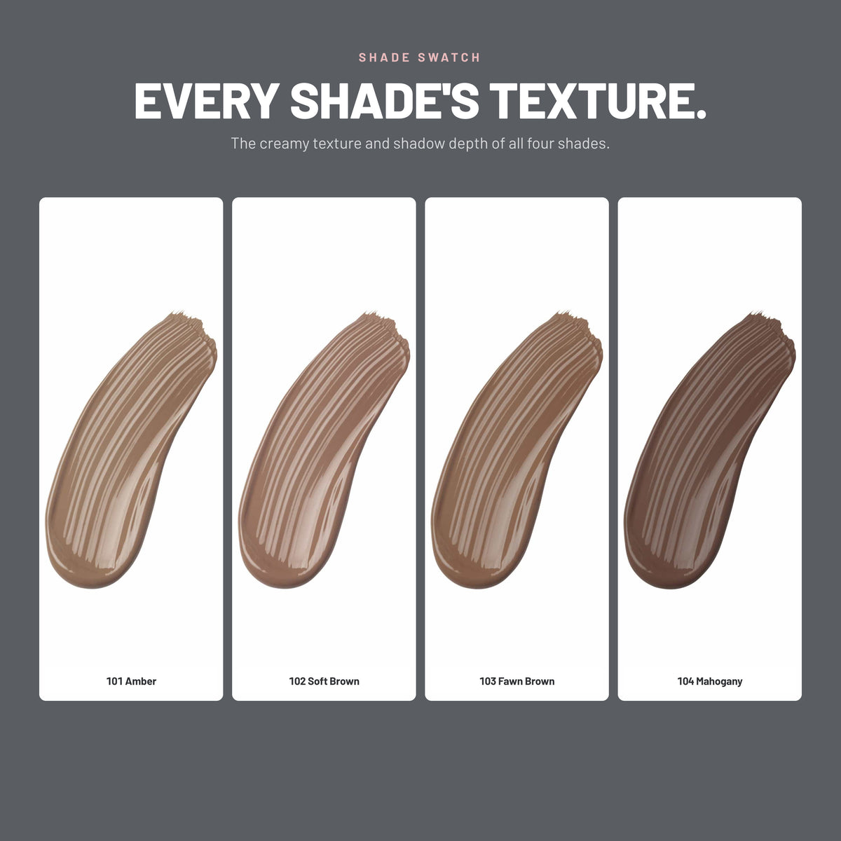 Alix Avien Liquid Contour swatches – all four shades