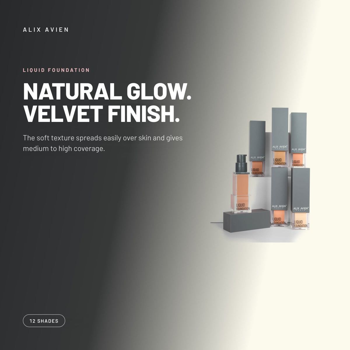 Alix Avien Liquid Foundation bottles