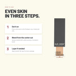 How to apply Alix Avien Liquid Foundation in three steps