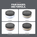 Alix Avien Loose Powder – four shades: Transparent, Nude Ivory, Soft Apricot, Desert Sand