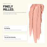 Alix Avien Lumi Color Powder Blush – finely milled powder texture swatch