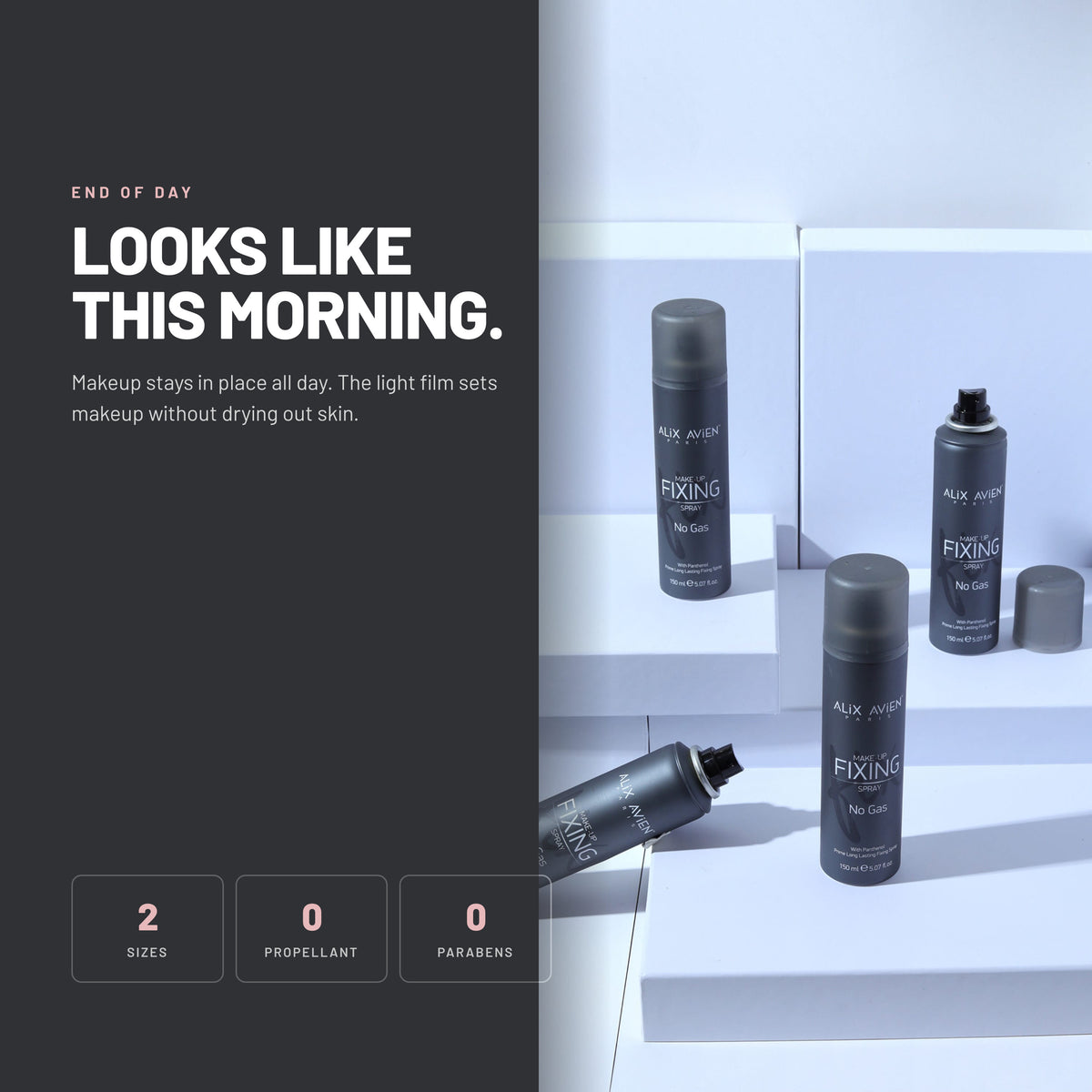 Alix Avien Makeup Fixing Spray bottles