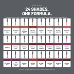 Alix Avien Matte Liquid Lipstick – all 24 shades from 501 Caramel Nude to 524 Ruby Red