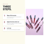 How to apply Alix Avien Matte Liquid Lipstick in three steps