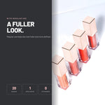 Alix Avien Maxi Volumizer Lip Gloss – four gloss tubes with rose-gold caps
