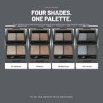 Alix Avien Fix Brow Palette – four shades from 701 Soft Brown to 704 True Gray