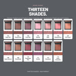 Alix Avien Powder Blush – all 13 shades from 101 Nude Pink to 113 Dusty Terracotta