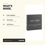 What's in the box – Alix Avien Powder Highlighter and its carton