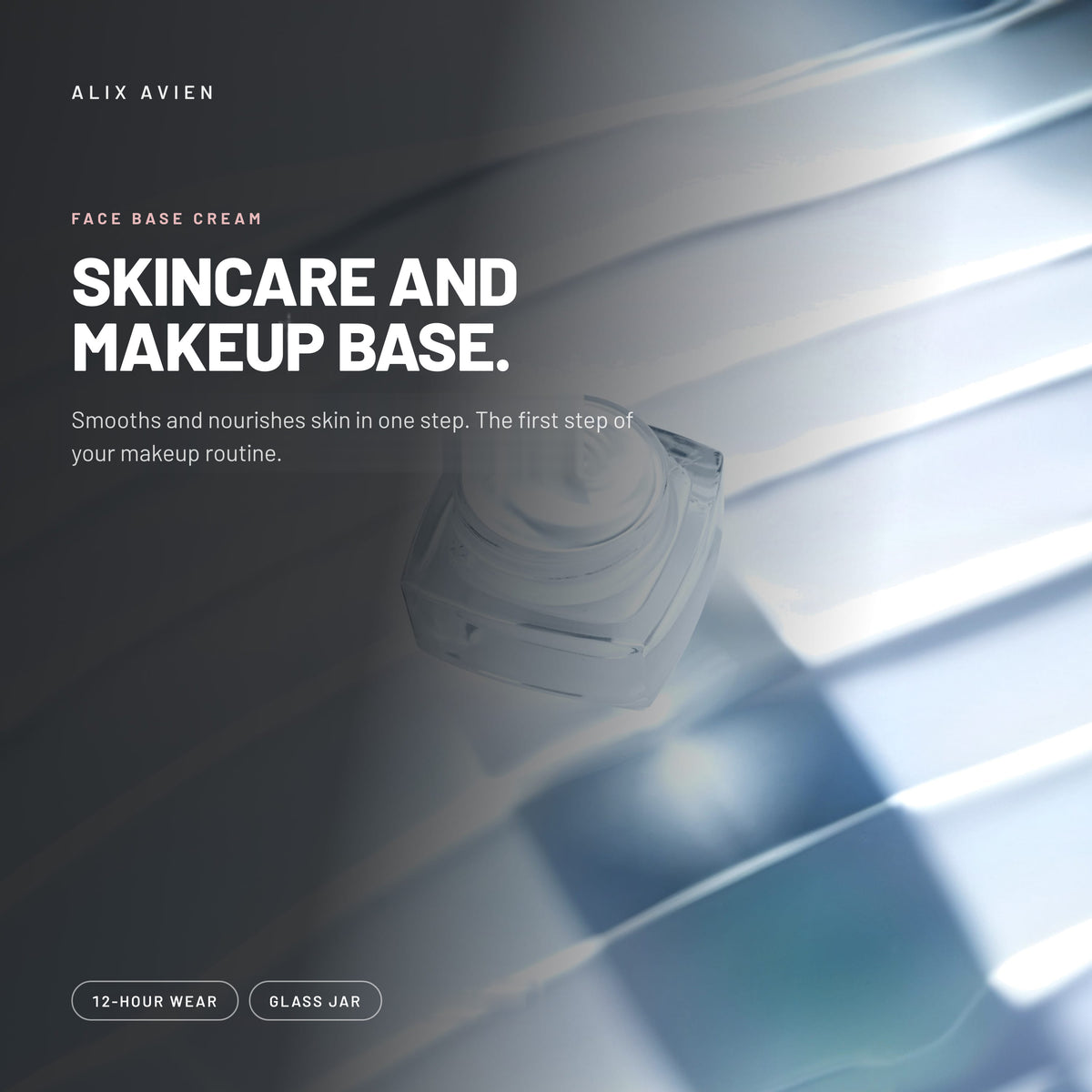 Alix Avien Rejuvenating Face Base Cream glass jar