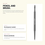 Alix Avien Retractable Eyebrow Pencil with spoolie brush