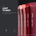Alix Avien Silky Care Lip Gloss tubes in a row