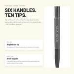 Alix Avien Mini Travel Brush Set – dual-ended brush