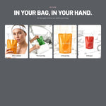 Alix Avien foldable water bottle in use at the gym, in the car and in a bag