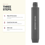 How to apply Alix Avien Waterproof Mascara in three steps