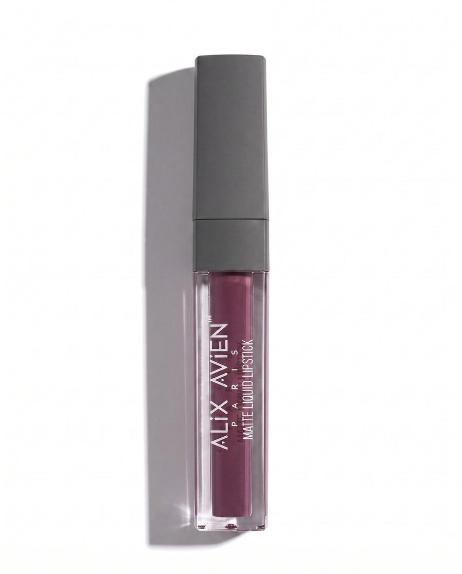 Alix Avien Matte Liquid Lipstick – 518 Burgundy Plum